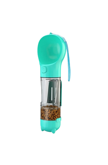 Travel Water Bottle, Food Container, Waste Bag Dispenser & Scoop