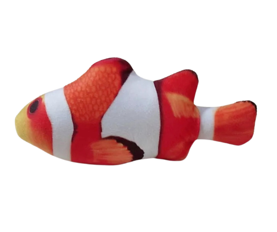 Flopping Interactive Fish Plush Toy