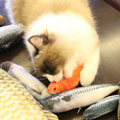 Flopping Interactive Fish Plush Toy