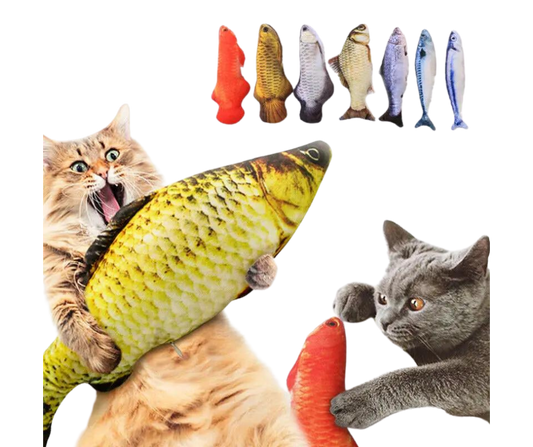 Flopping Interactive Fish Plush Toy