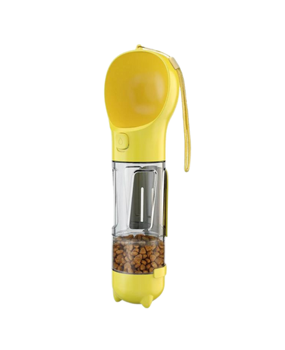 Travel Water Bottle, Food Container, Waste Bag Dispenser & Scoop