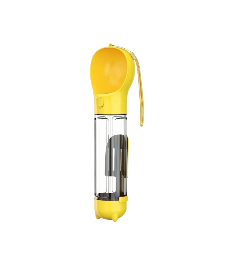 Travel Water Bottle, Food Container, Waste Bag Dispenser & Scoop