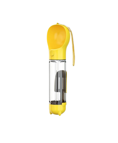 Travel Water Bottle, Food Container, Waste Bag Dispenser & Scoop